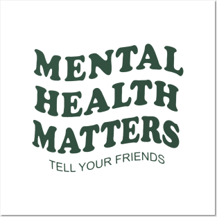 mental-health-matters-including-outer transparent Posters and Art